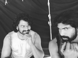 rangokibarsaat:  Prabhas and Rana Daggubati