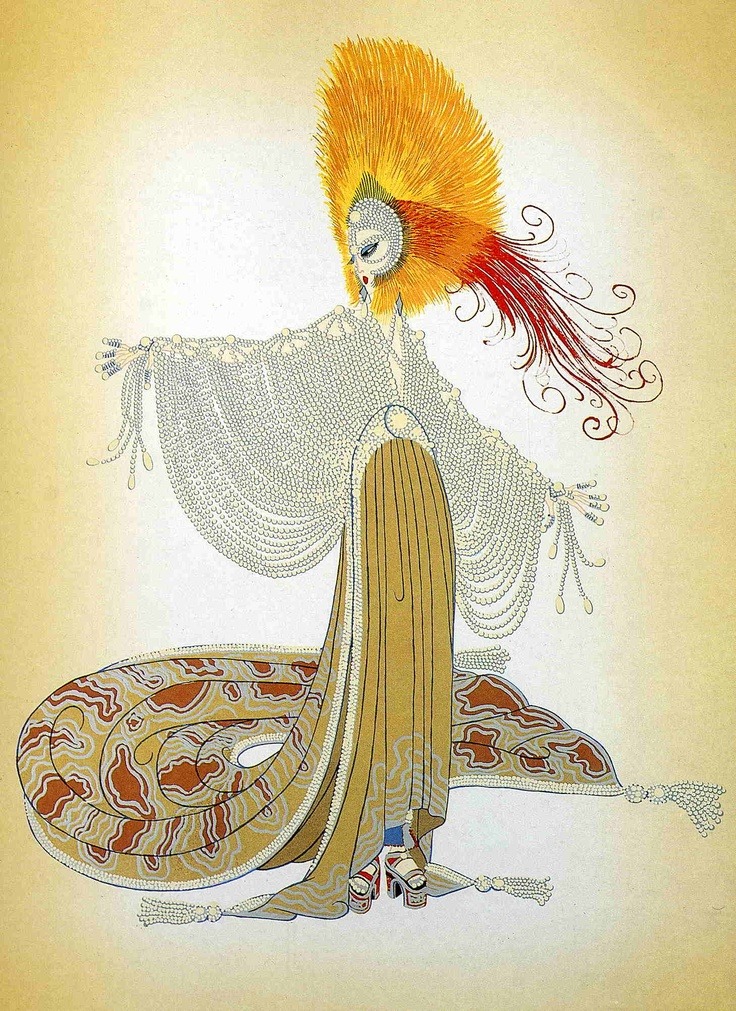 jeannepompadour:  “L’Orientale” by Erté 