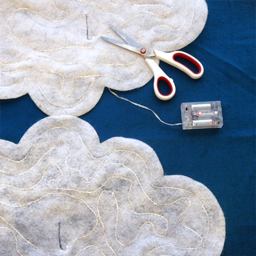 Instructions so that you, too, can make your very own Glow Cloud. Pattern here.SUPPLIES:intermediate