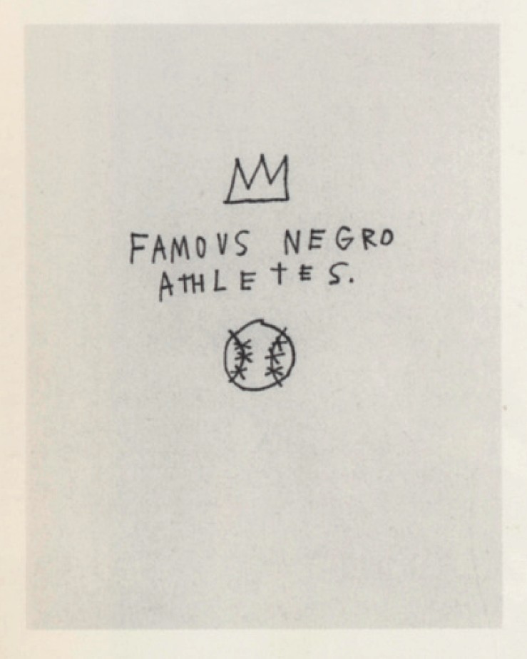 Untitled (Famous Negro Athletes) by Basquiat - 1981