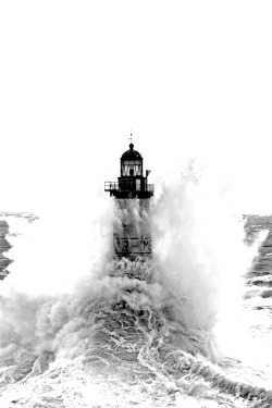 dopediamond:  Dope…Ar Men Lighthouse, Off Île de Sein, Brittany - France (by Philip Plisson) 