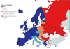 Same-sex marriage in Europe.
Updated for 16/02/2024. Greece recently legalize it.