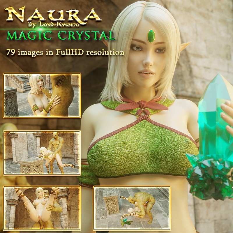 Naura  finds the magic crystal, only to discover she must neutralize the orc  guarding