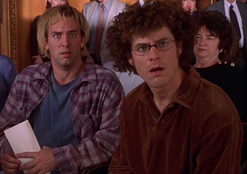 helenlavoie:Little baby Trey Parker and Matt Stone in “BASEketball”