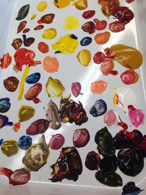 bricklips:  Paint is pretty  -messy vs organized 