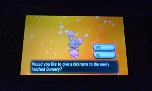 GOT IT !!!shiny buneary in a love ball is done <3