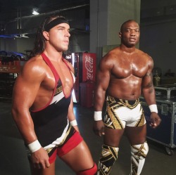 lovely-writer95:  wwe: @gablewwe and #SheltonBenjamin