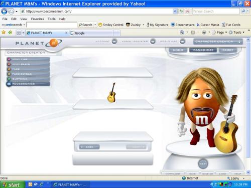 nostalgicfun:Anyway here’s a screenshot of my computer from….2007? 2008? Where M&amp;M released an M&amp;M maker and I made Billy Ray Cyrus for whatever reason? 