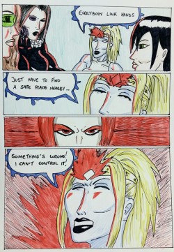 Kate Five vs Symbiote comic Page 133  The