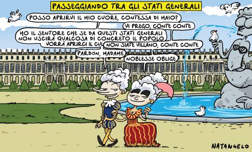 Intanto, a palazzo… Intanto, a palazzo… - la mia vignetta per Il Fatto Quotidiano in edicola!