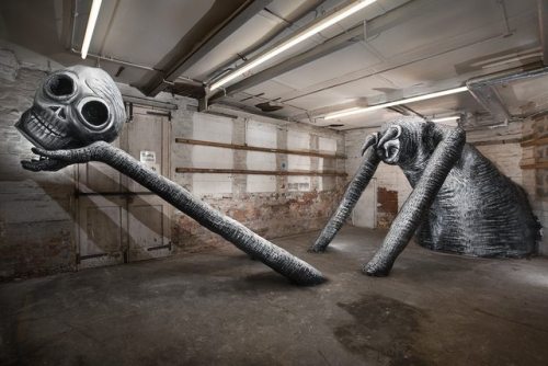 bizarre art of British artist Phlegm