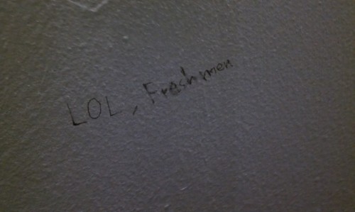 situationally-studious:theloouvre:LOL, undergrads.Vassar College Library - Poughkeepsie, NYOur bathr