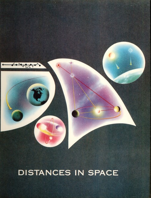 Looking into Science booklets, teaching textbooks, 1965. USA. Unknown designer. Via dreamsofspace