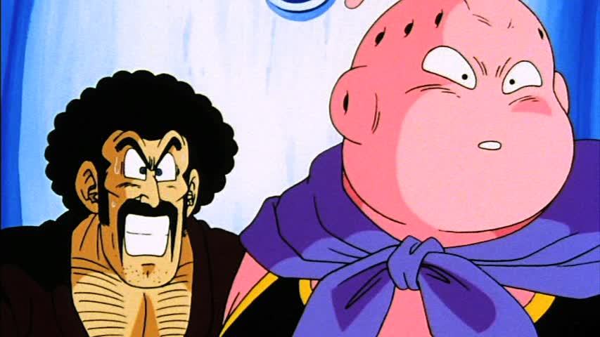 Dragon Ball Z - Majin Boo tenta atacar Mr. Satan parte 4