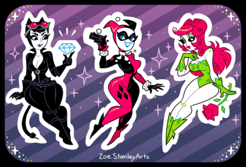 Sex zoestanleyarts:  Gotham Sirens Buy the sticker pictures