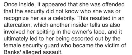 trjoel: So azealia banks bit a security officers breast? Bc no one knew who she was I’m dying