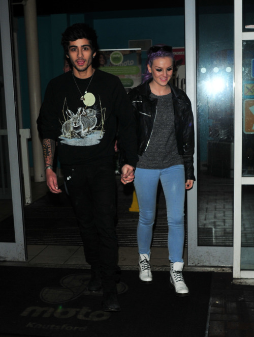 fuckyesharry:Zayn and Perrie in Cheshire - 03/02 (HQ)