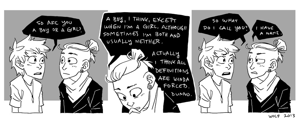 A comic strip I drew for this year&rsquo;s Helsinki Pride magazine (don&rsquo;t