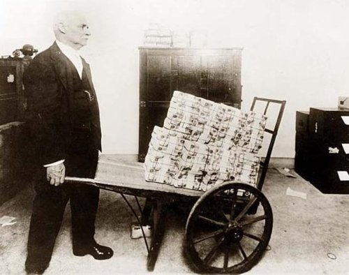 It’s Only Paper — Hyperinflation in Weimer Germany.After World War I the Kaiser was kick