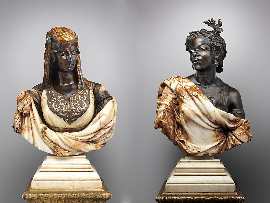 medievalpoc:  2014 Best of Medievalpoc: Portrait Busts Head of a Frowning Black Man;