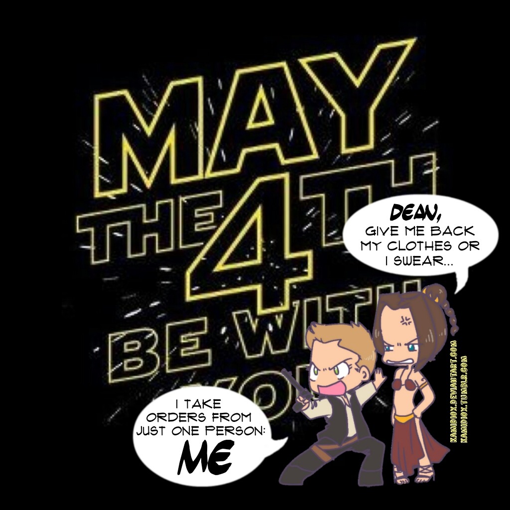 kamidiox: Happy May the Forth! I guess this can pass as a “Princesses and Hunters”,