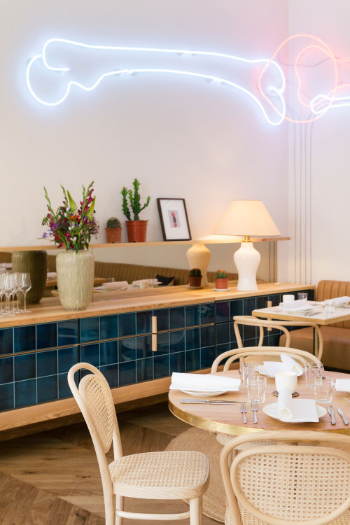 {Lunch-time inspiration. Panama in Berlin, designed by Nora Witzigmann and Karoline Butzert in colla