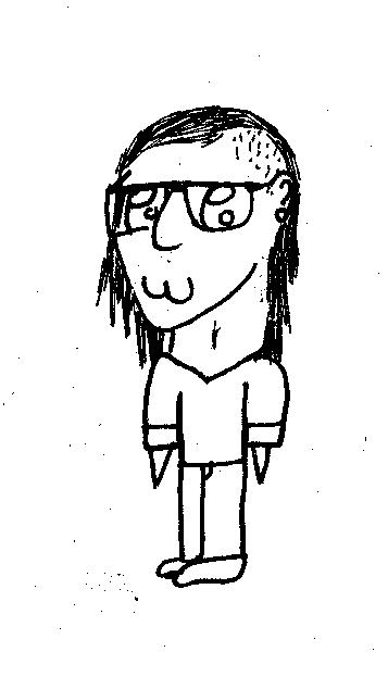 reallybadeverything: I like your pointy arms and lack of eyebrows, Skrillex.