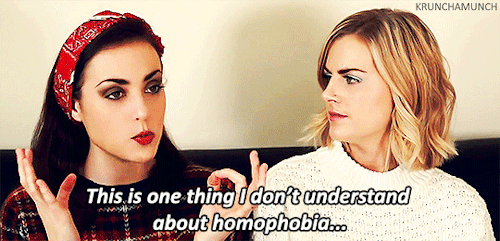 “This is one thing I don’t understand about homophobia”