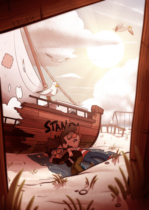 kiki-kit:  you dont even know how bad ive been wanting to post this my piece for the @gfzine!! :DD and heres a speedpaint~ 