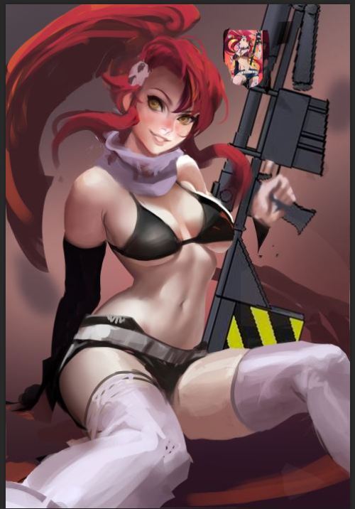 sakimichan:  poster wips  some anatomy adjustments needed : )