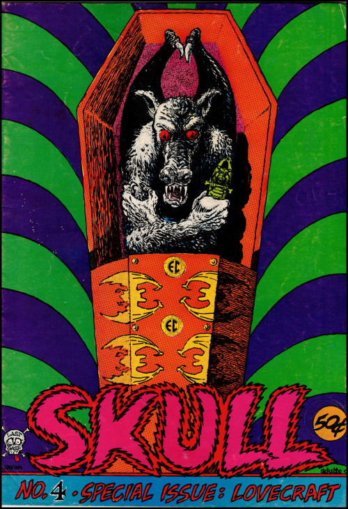 Skull #4, 1972. Special H.P. Lovecraft issue. Cover art by Jaxon.Greystoke Trading Company.