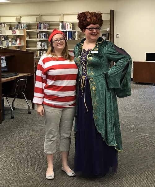 I’m the Children’s Librarian (on the right) at the Hardin County Public: North Branch. T