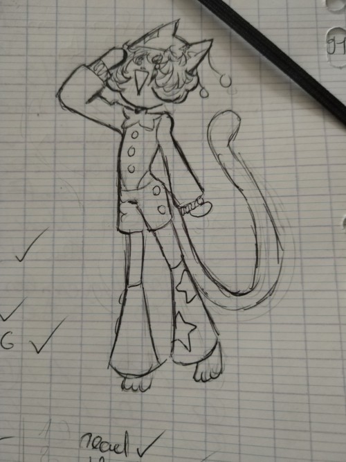 With Class Starting Again I Keep Doodling My Ocs Everywhere So I Might As Well Post My Favorite (i Clearly