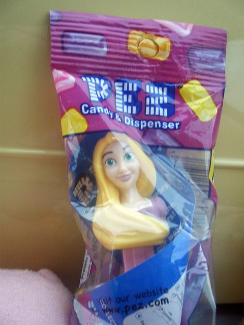 Rapunzel Pez Dispenser by aurorakinta on Flickr.