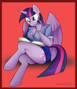 I have not seen any S4 yet! This was a very old sketch from when I first found out about Twilicorn.  What&rsquo;s she reading?