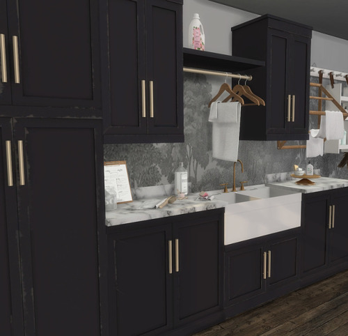 pinkbox-anye: Laundry with 22 new meshes. There are some high poly meshes (Clothespins, detergent, h