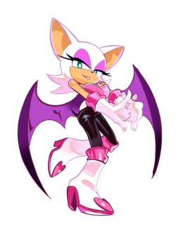 brandonwuart:I only really ever played the early Sonic games but I’ve always thought Rouge looked so cool