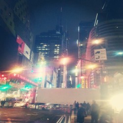 Times square 3 am on new years!