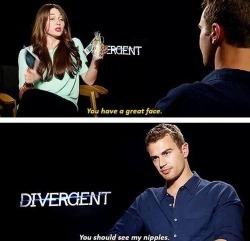 Four-Fears-Eaton:  Theo James Is The Only Actor I Know Who Can Be Funny And Sexy