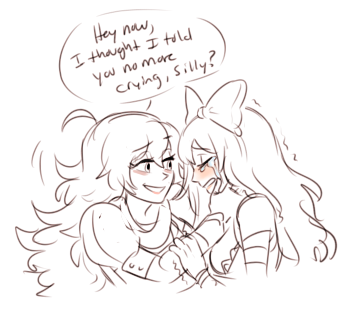 quick yang+blake comic inspired by a sad dream i had last night ‘ n ‘(if u