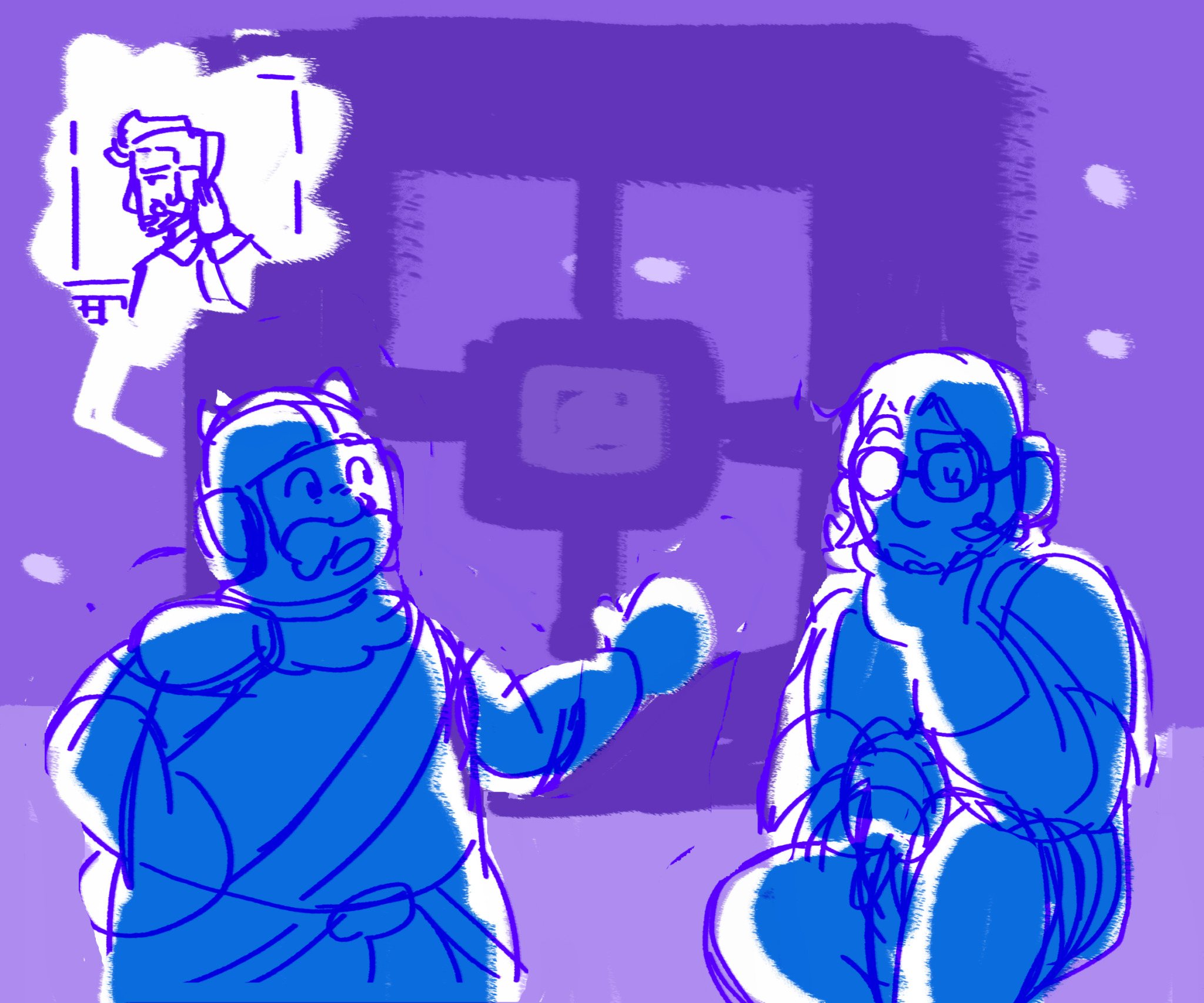 6/17?/2023 honeydew+ lalna on their shitty space station. everything is going wrong