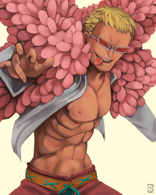 Sixfanarts challenge N. 6Doflamingo from One Piece 
♡



 I’ve really enjoyed the time i spent on this challenge, this is the final one! #donquixote doflamingo#one piece#doflamingo#fan art#sixfanarts #six fanart challenge #digital painting#digital art