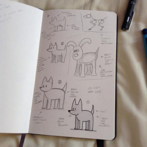 Teaching Myself To Draw Cartoon Doggos. Result = Lou! (Name Undecided Plz Help) Gromit Was Used For Help