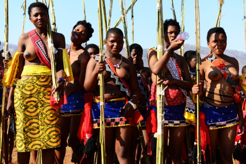   Reed dance in Swaziland, via Emanuele Stano.  