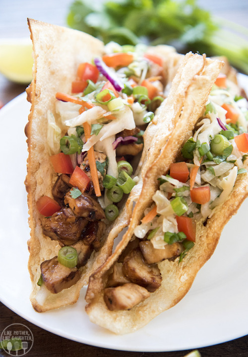 foodffs: Teriyaki Chicken Tacos!Follow for recipesGet your FoodFfs stuff here