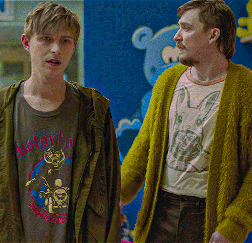 KYLE GALLNER as 'Benson' & JOHNNY BERCHTOLD as Randy Bradley
The Passenger (2023) · Film · Drama · Horror · dir. Carter Smith · [Gif Creator/Editor: k-wame.tumblr.com]
