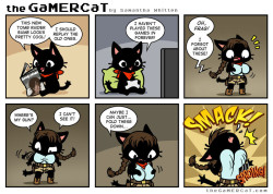 elikitten:  Check out the comic the GaMERCaT :: Tomb Jiggler LOLOLOL!!! Well endowed women can understand=3 