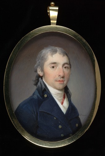 Augustus Fricke, Jean Pierre Henri Elouis, ca. 1795, Smithsonian: American Art MuseumSize: sight 2 &