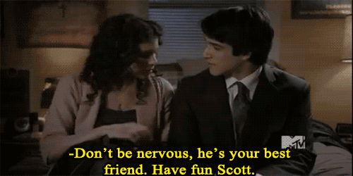 saranghaeshinee:  Teen Wolf AU: Sciles   Awkward First Date: Where everyone at school thinks that Sc