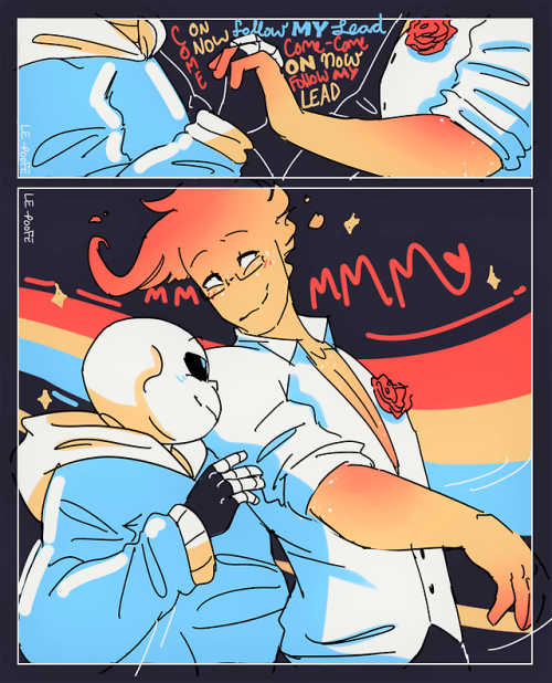 onesinnerzerostandards:le-poofe:I’m in love with the shape of you~When I think of Dancetale Sansby, 